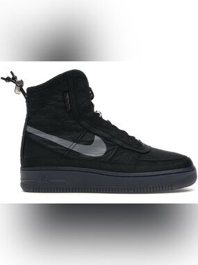Nike Air Force 1 Shell High Top Sneakers Black BQ6096-001 Waterproof Boots